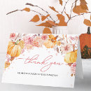 Search for pumpkin thank you cards Floral