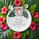 Search for beach wedding plates Palm leaves