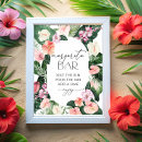 Search for tropical leaves posters Bridal shower