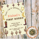 Search for country western party invitations Vintage