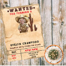 Search for wanted birthday invitations Rustic
