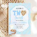 Search for cookie birthday invitations Blue