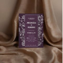 Search for purple and white invitations Couple