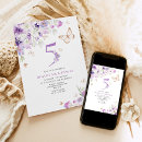 Search for butterfly 5th birthday Purple