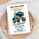 Search for blue truck invitations Boy