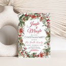 Search for berry christmas invitations Greenery
