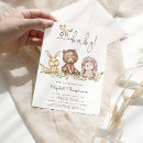 Search for cute animals baby shower invitations Greenery
