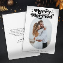 Search for merry married christmas cards Retro