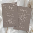 Search for simple script wedding programs Contemporary