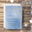 Search for rustic winter wonderland invitations Blue