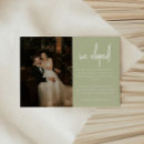 Search for newlywed couple invitations Elopement