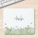 Search for blue flowers mousepads Wildflowers