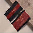 Search for black leather textured business cards Elegant