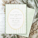 Search for striped baby shower invitations Pastel