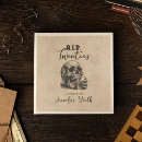 Search for funeral napkins Halloween adult birthday