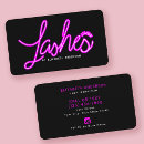 Search for neon business cards Lash extensions