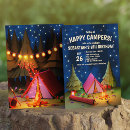 Search for bonfire night invitations Camp fire outdoors party