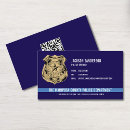 Search for police department business cards Detective