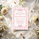 Search for pink floral border wedding invitations Rustic