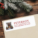 Search for red door return address labels Watercolor