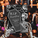Search for floral skull invitations Dark
