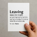 Search for leaving work cards Job