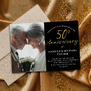 Search for gold anniversary invitations Calligraphy