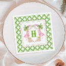 Search for christmas flamingo napkins Palm trees