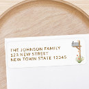 Search for mailbox return address labels Watercolor