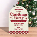 Search for retro christmas invitations Typography