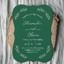 Search for december wedding invitations Greenery
