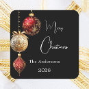 Search for red gold black stickers Merry christmas