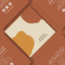 Search for boho business cards Terracotta