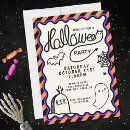 Search for cartoon spider cards invites Orange and black