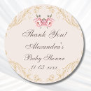 Search for pink peonies baby shower stickers Flowers