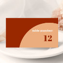 Search for retro wedding place cards Terracotta