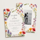 Search for garden suite wedding invitations Wildflower