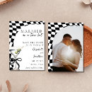 Search for checkerboard invitations Black and white