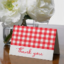 Search for red plaid thank you cards Picnic