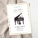 Search for piano invitations Elegant