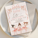 Search for girls tutu birthday invitations For kids