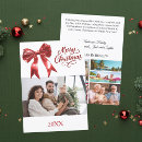 Search for red green white christmas cards Bow