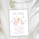 Search for unicorn princess baby shower invitations Magical