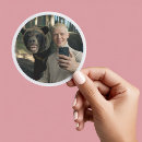 Search for selfies stickers Photo upload