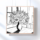 Search for black and white flower drawing art Floral
