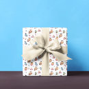 Search for white owl wrapping paper Watercolor