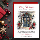Search for front door christmas cards Watercolor
