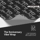 Search for happy anniversary wrapping paper Black and white