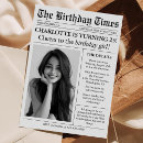 Search for newspaper birthday invitations Magazine