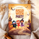 Search for trick or treat invitations Orange